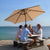 Centra 2.7M LED Outdoor Umbrella Base Stand Khaki-1910112247133376518