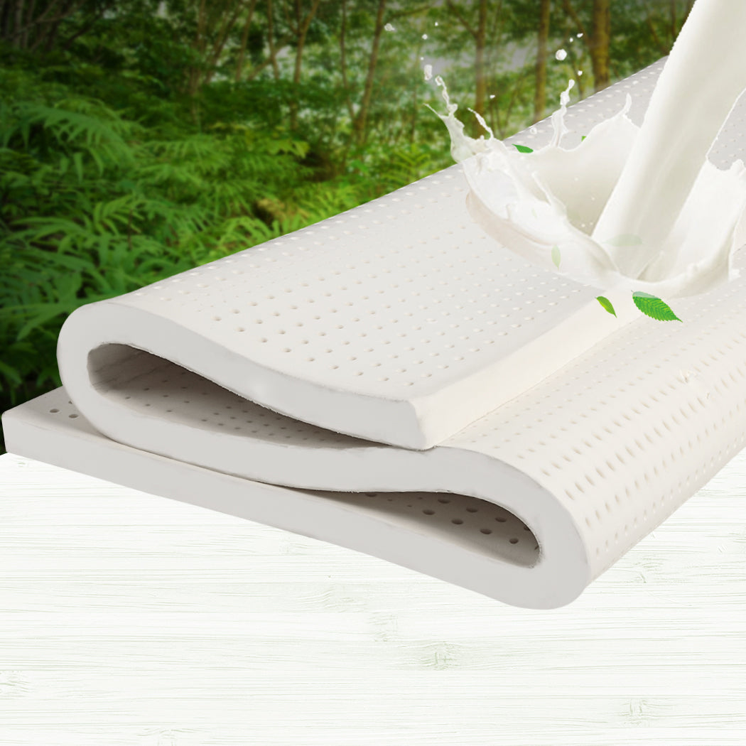 Dreamz Latex Mattress Topper Queen Bed-1954802865788817414