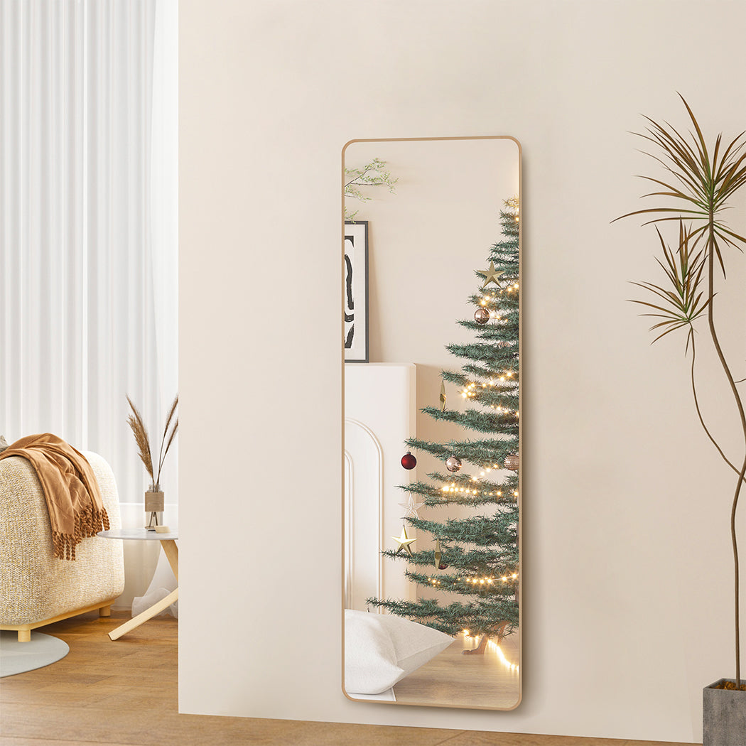 Yezi 120cm Wall Mounted Full Length Mirror Door Hanging-1954802444785553414