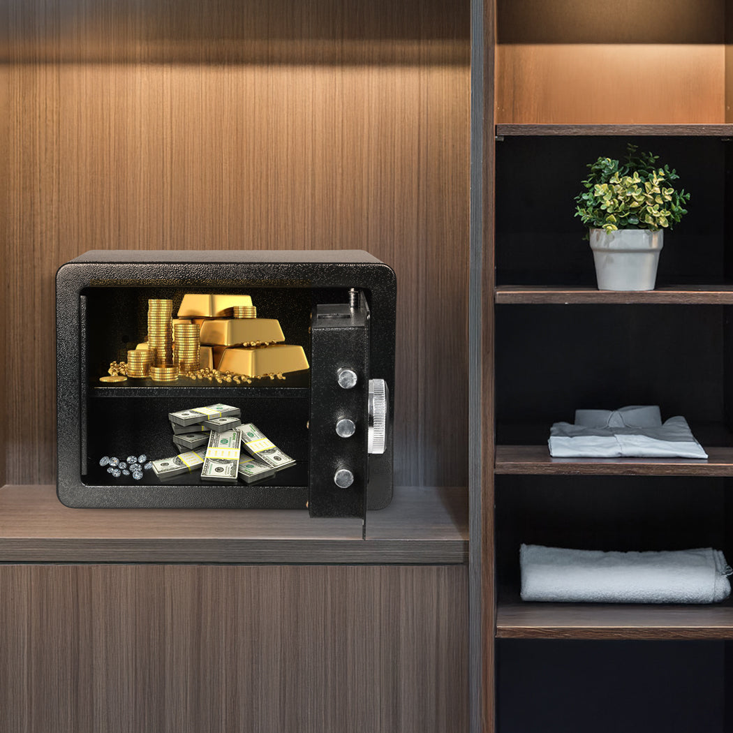 13.8L Digital Security Safe Box Password Key Lock Cash-1954802455472640006