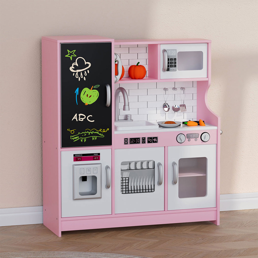 Bopeep Kids Kitchen Set Wooden Pretend Play Cooking Toy-1954802473877245958