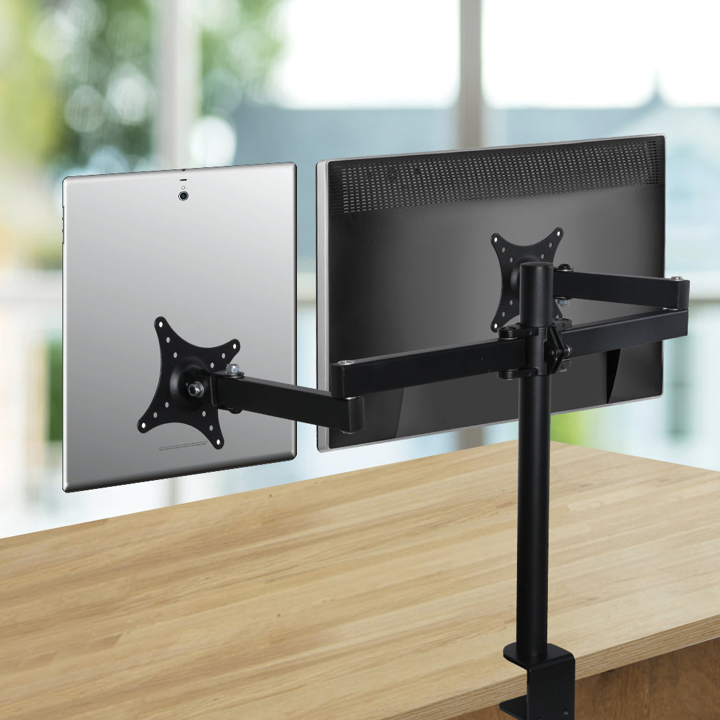 Monitor Bracket 2 Arm Display Stand-1919892864599461894