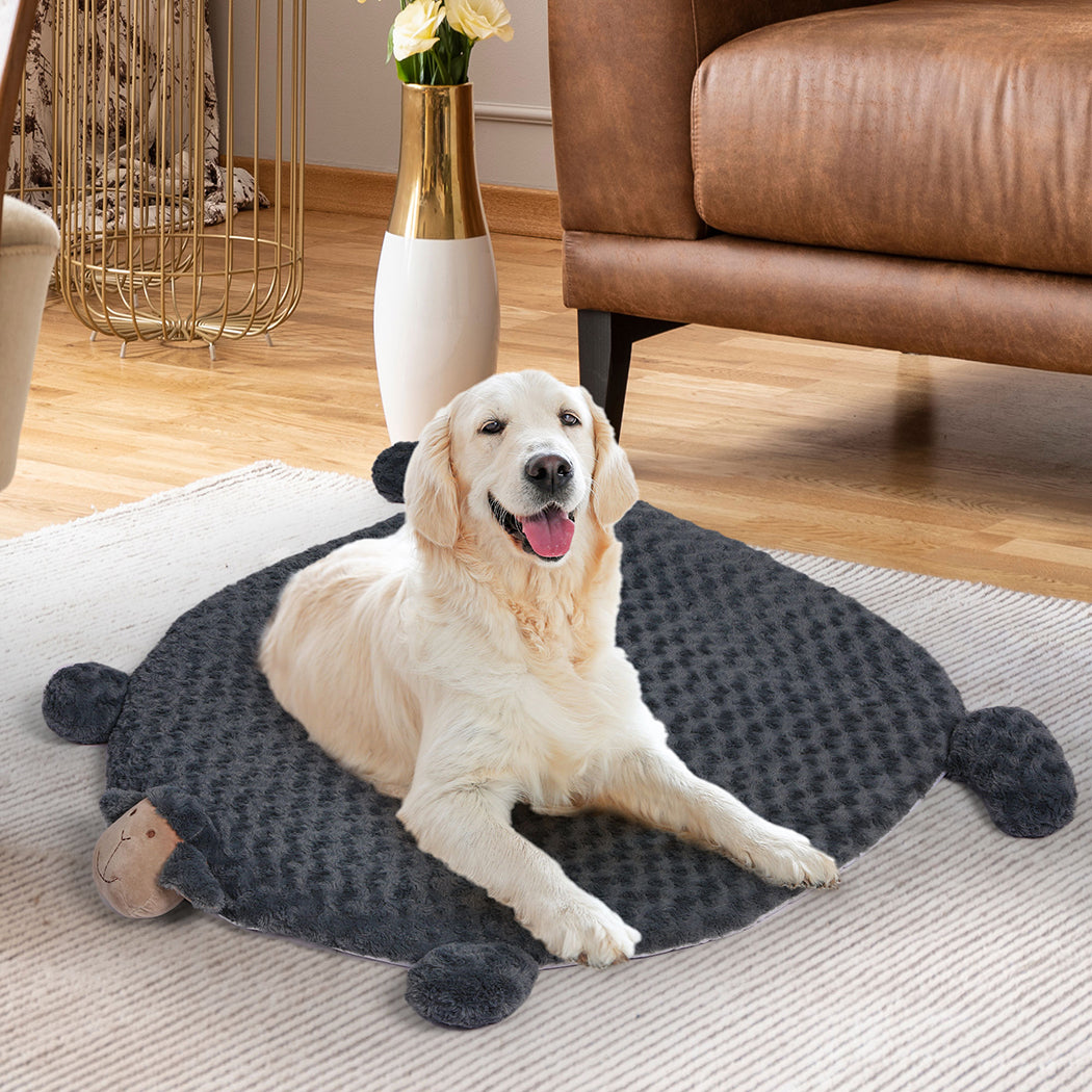 PaWz Pet Bed Cat Calming Beds Dog Squeaky L Charcoal Large-1954802524544438278
