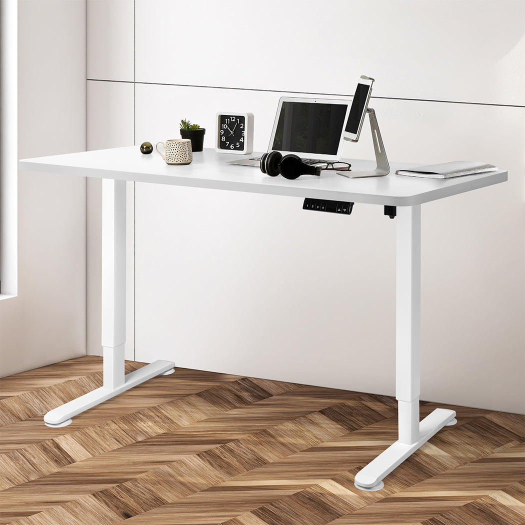 Levede Motorised Standing Desk Adjustable 140cm White 1000x 1MM-1954803022169247750