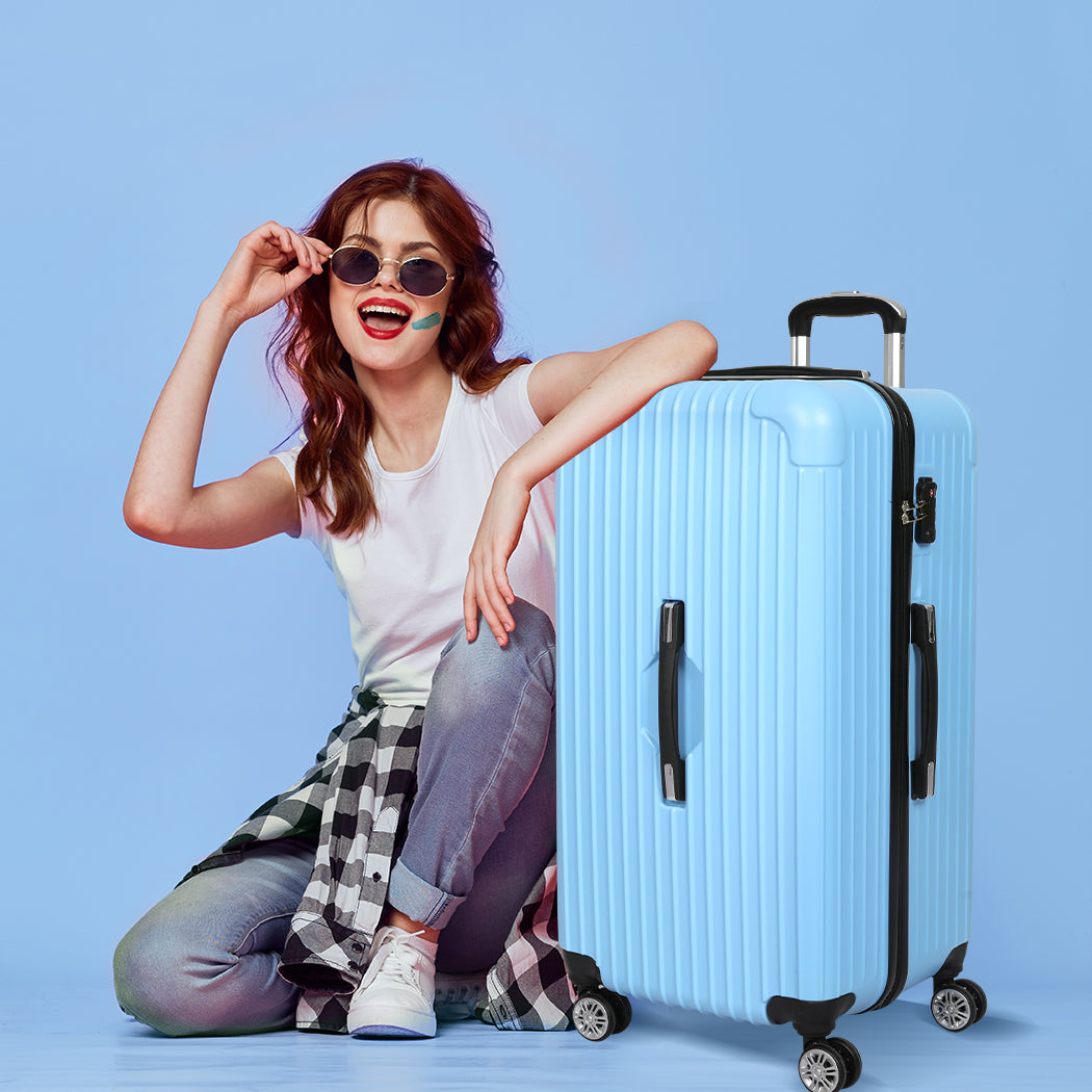 Slimbridge 28" Trunk Luggage Travel Blue 28 inch-1910112842640658438