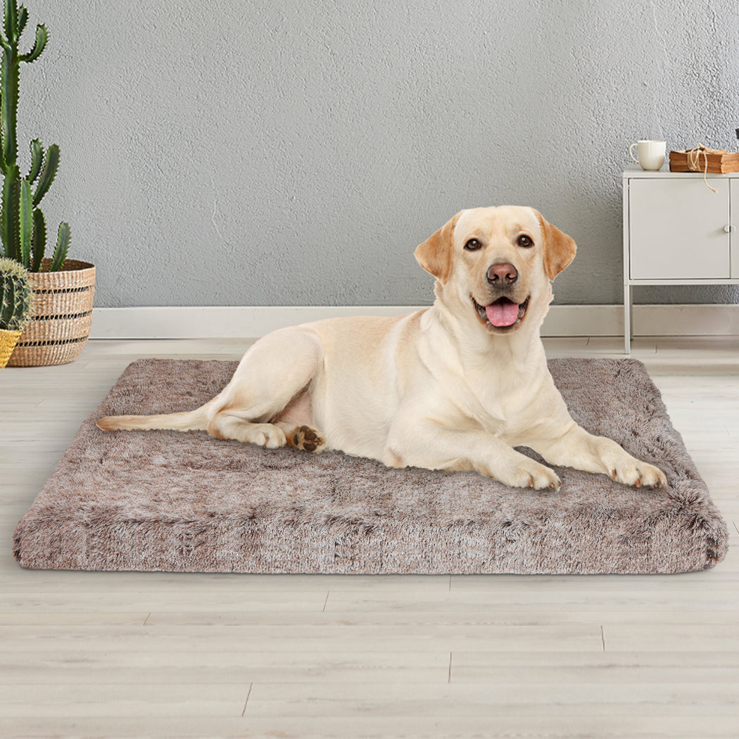 PaWz Dog Mat Pet Calming Bed Memory L Coffee Large-1954802545780199430