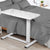 Levede Standing Desk Sofa Bed Side Table White No Slots-1954802681004560390