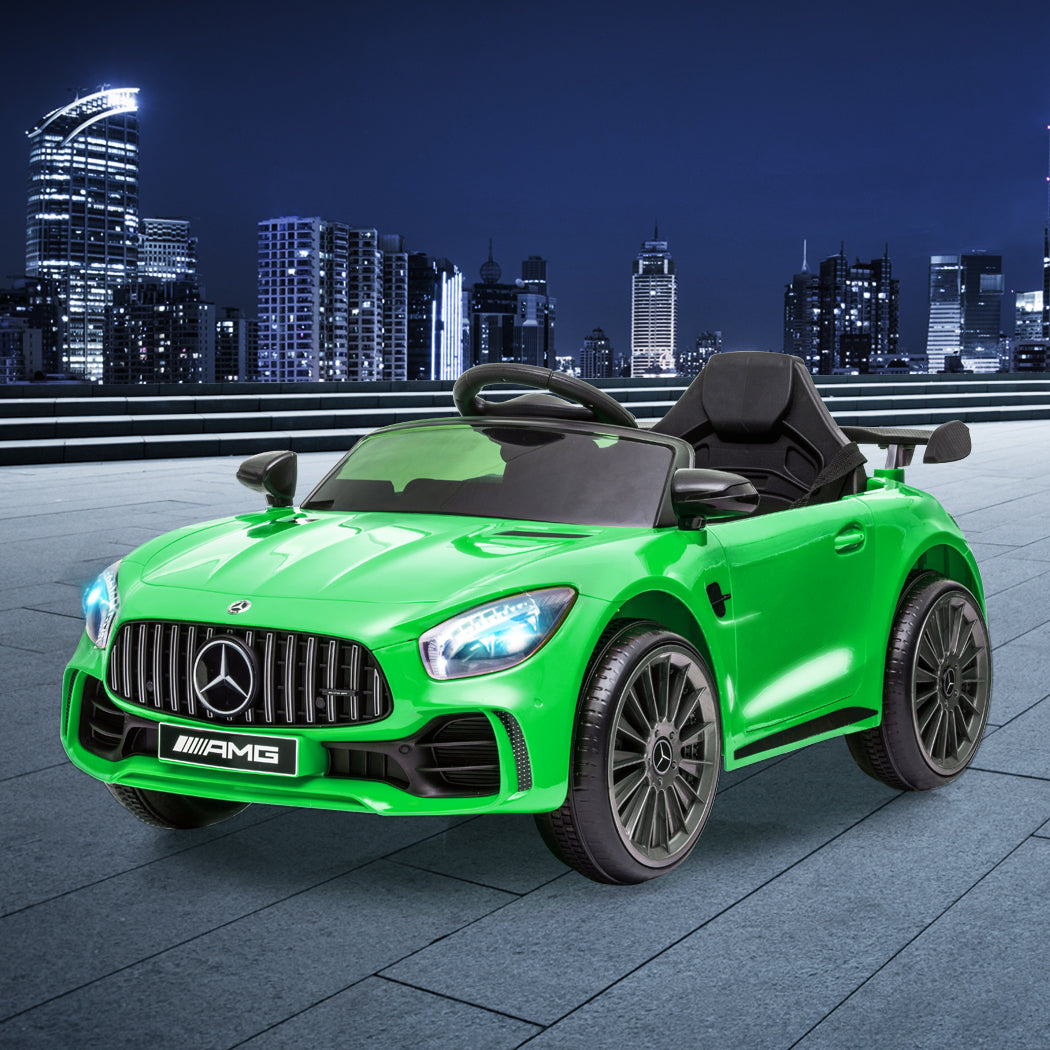 Kids Ride On Car 12V Battery Mercedes-Benz Green-1910113158366892038