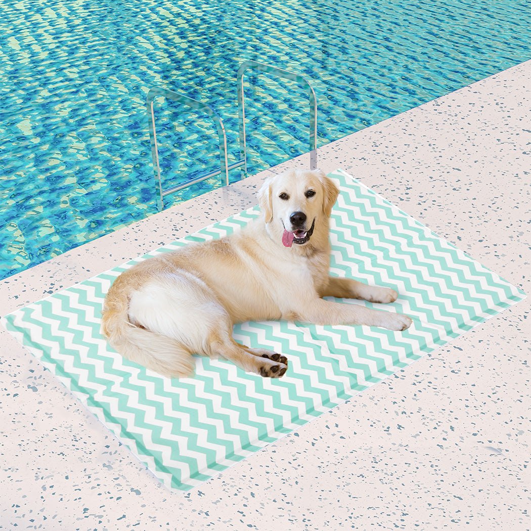 Pawz Pet Cooling Mat XL Green-1954802432366219270