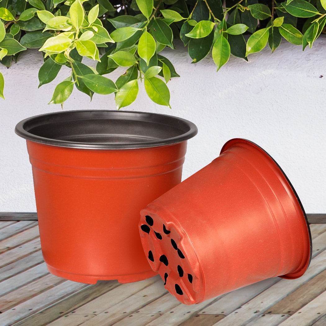 Lambu 100x Plastic Plant Pots Bulk Flowers XX-Large-1963748913030762502