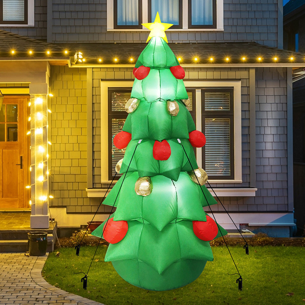 Santaco 2.5M Inflatable Christmas with Led Lights-1973194173226029062