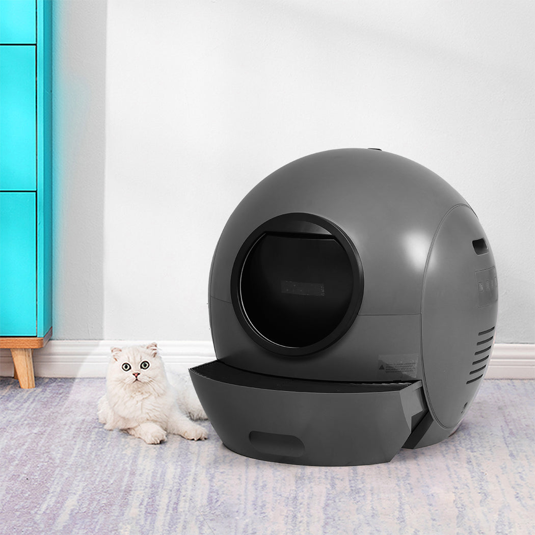 Pawz Smart Cat Litter Box Self-Cleaning Enclosed-1910112218037489670