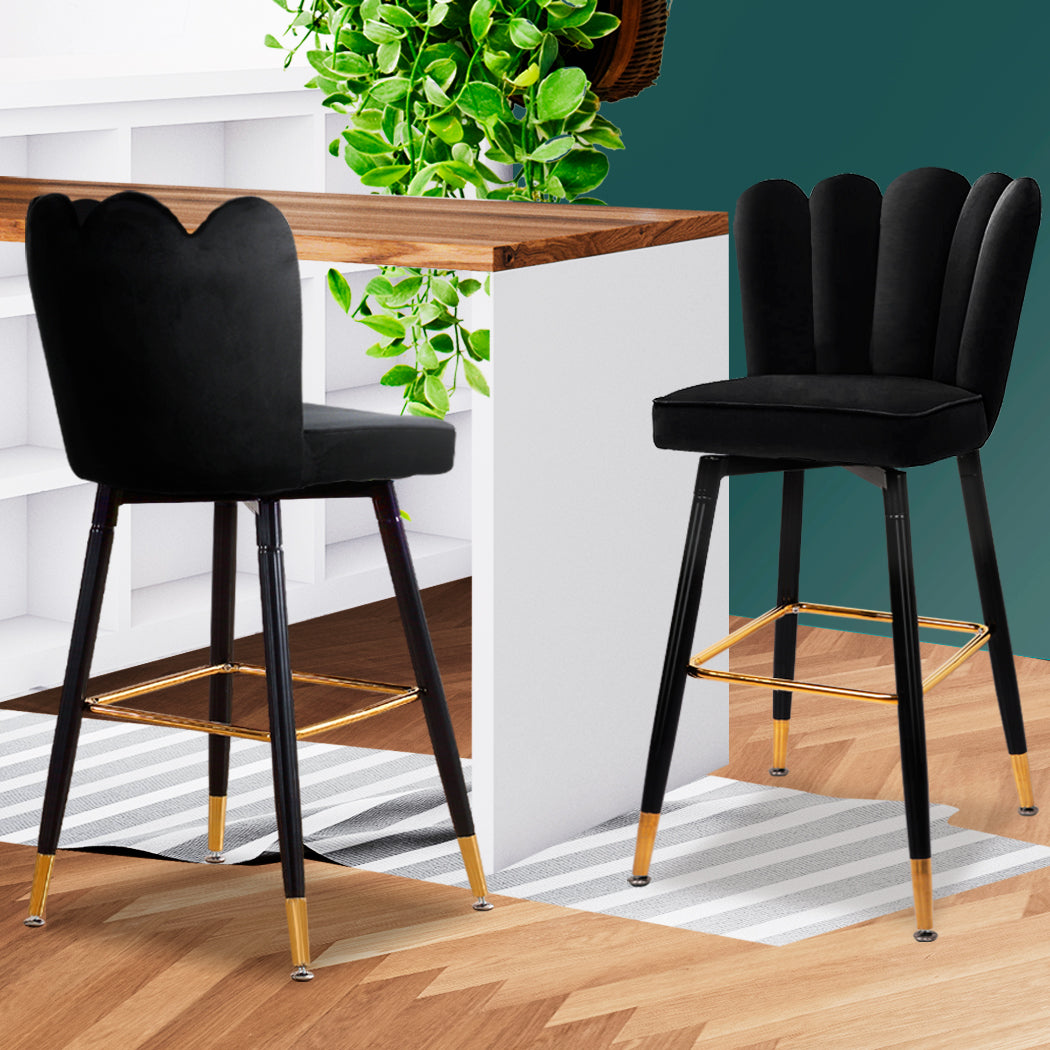 Levede 2x Bar Stools Kitchen Stool Chairs-1919892921646190598