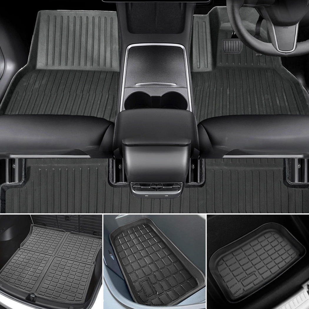 Manan Tesla Model Y Floor Mats Rear-1954802963193139206