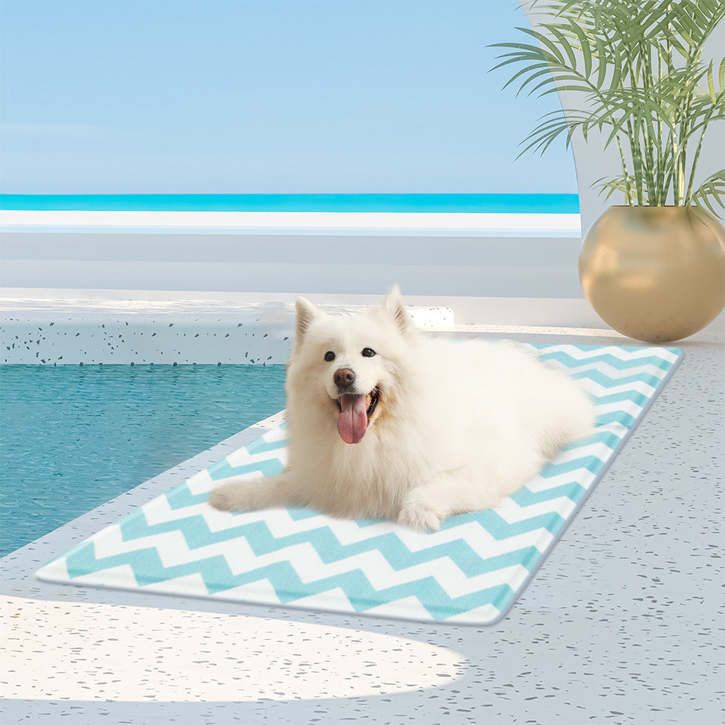 Pawz Pet Cooling Mat L Blue-1954802429728002054