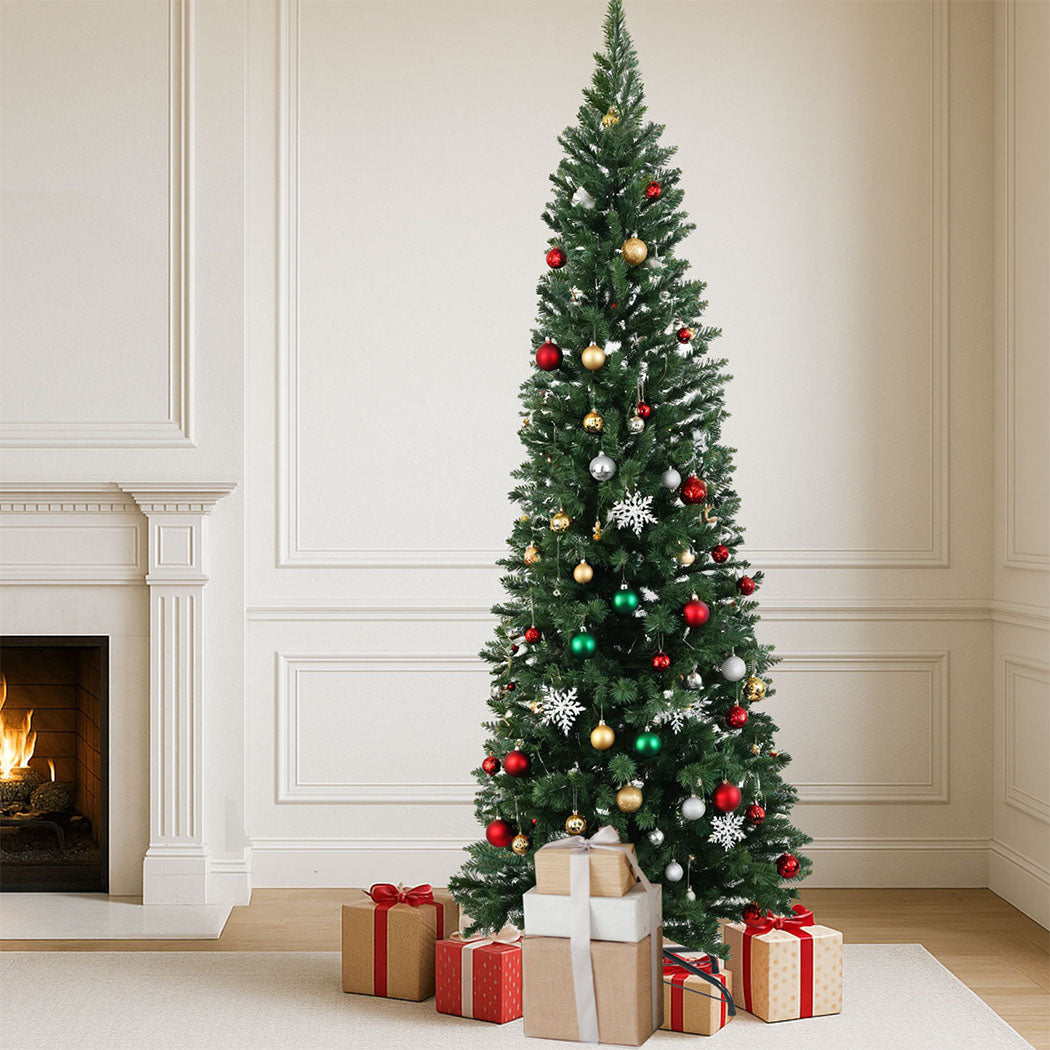 Santaco 2.1M 800Tips Pencil Christmas Tree-1973193580684120070