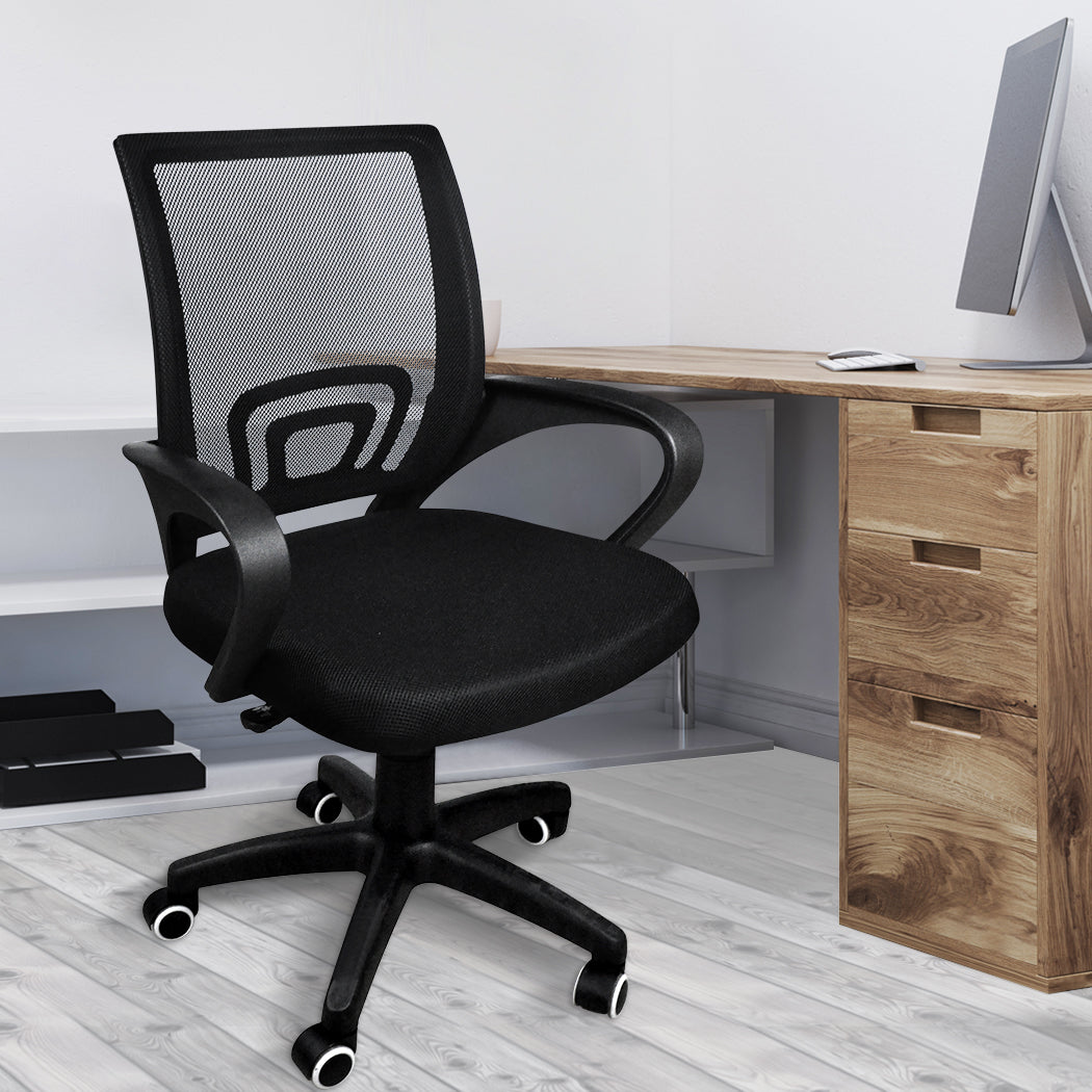 2x Levede Office Chair Gaming Computer Black-1910113031724077062