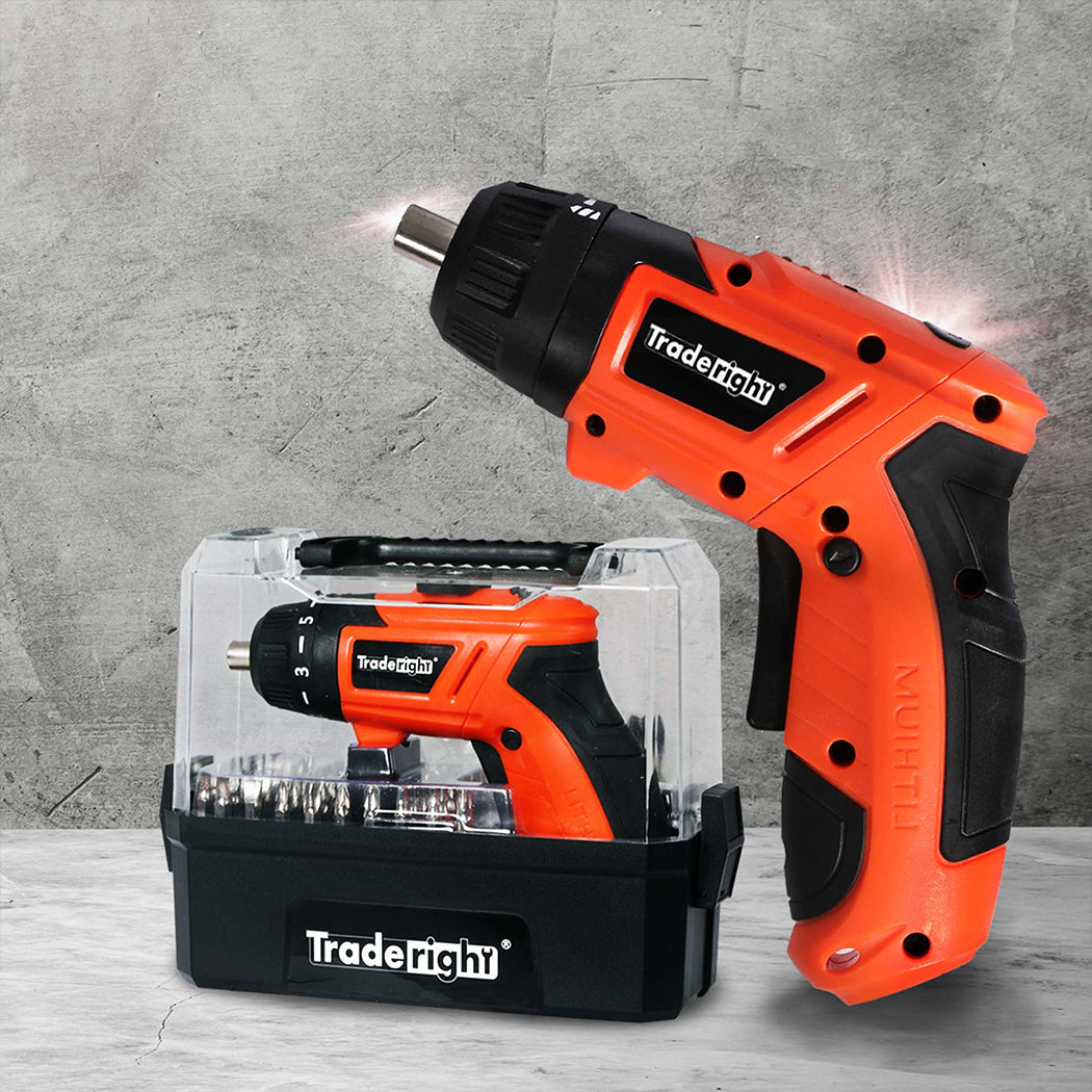 Traderight Cordless Screwdriver Electric-1919892895847026694