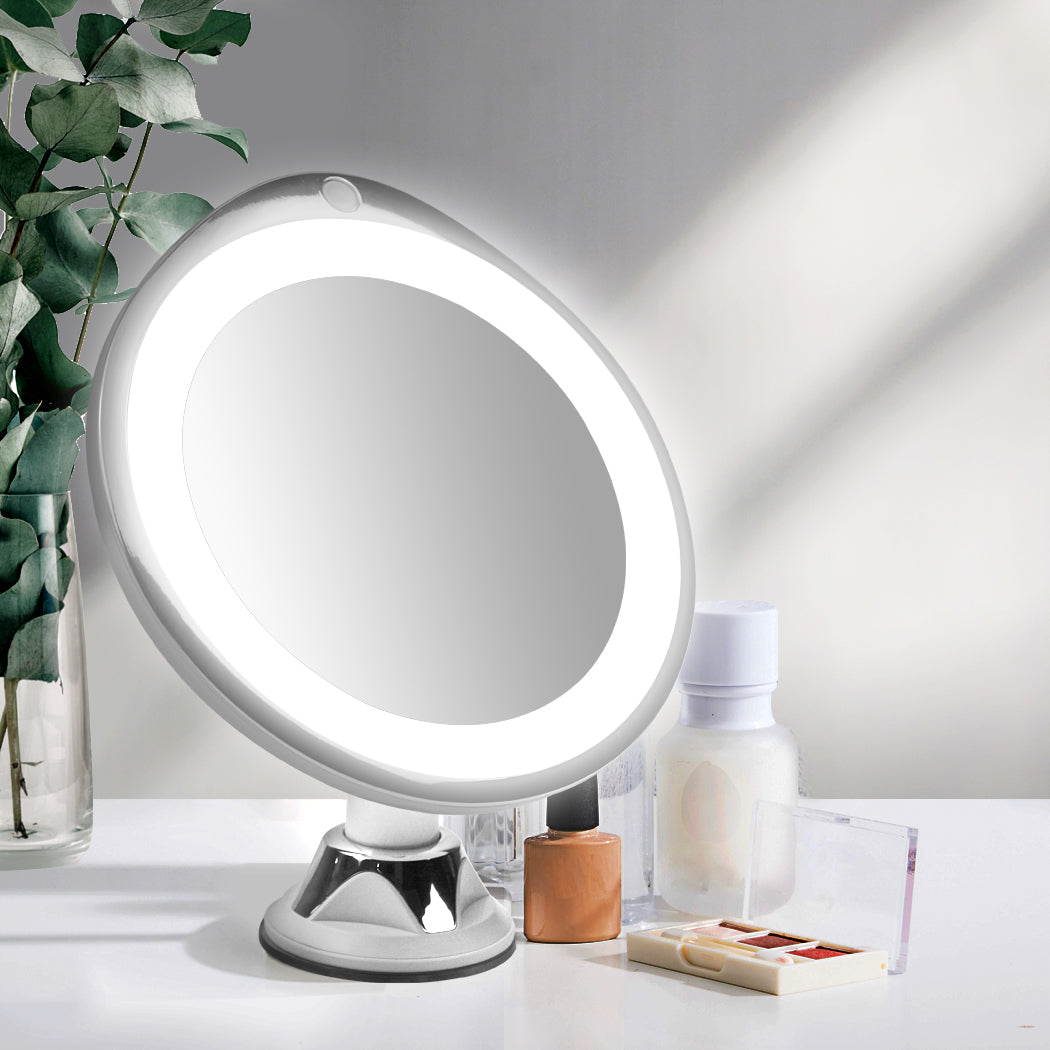 10x Magnifying Makeup LED Mirror 360 Dgree-1910112931941584902