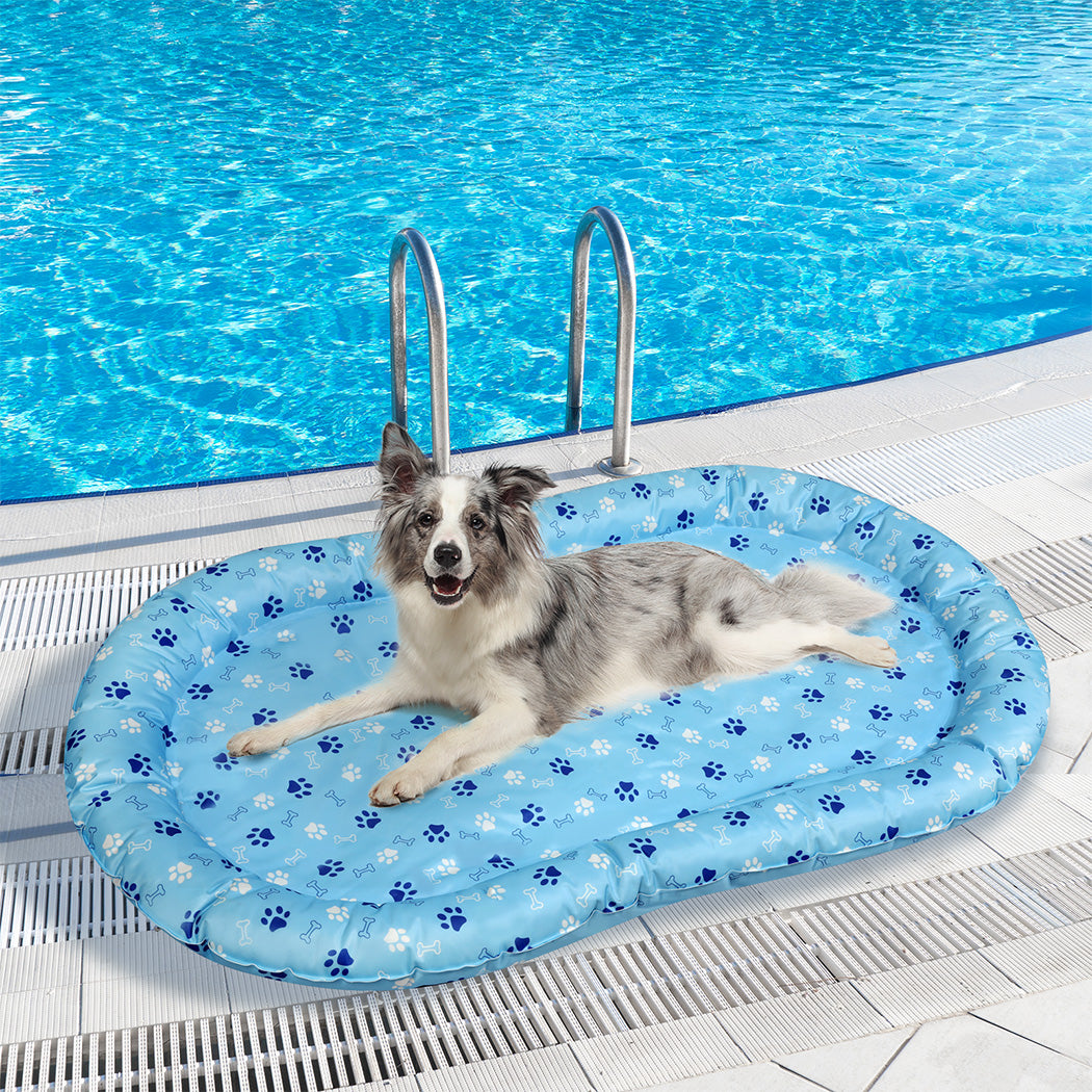 Pawz Pet Cooling Mat XL Blue-1954802432194252806
