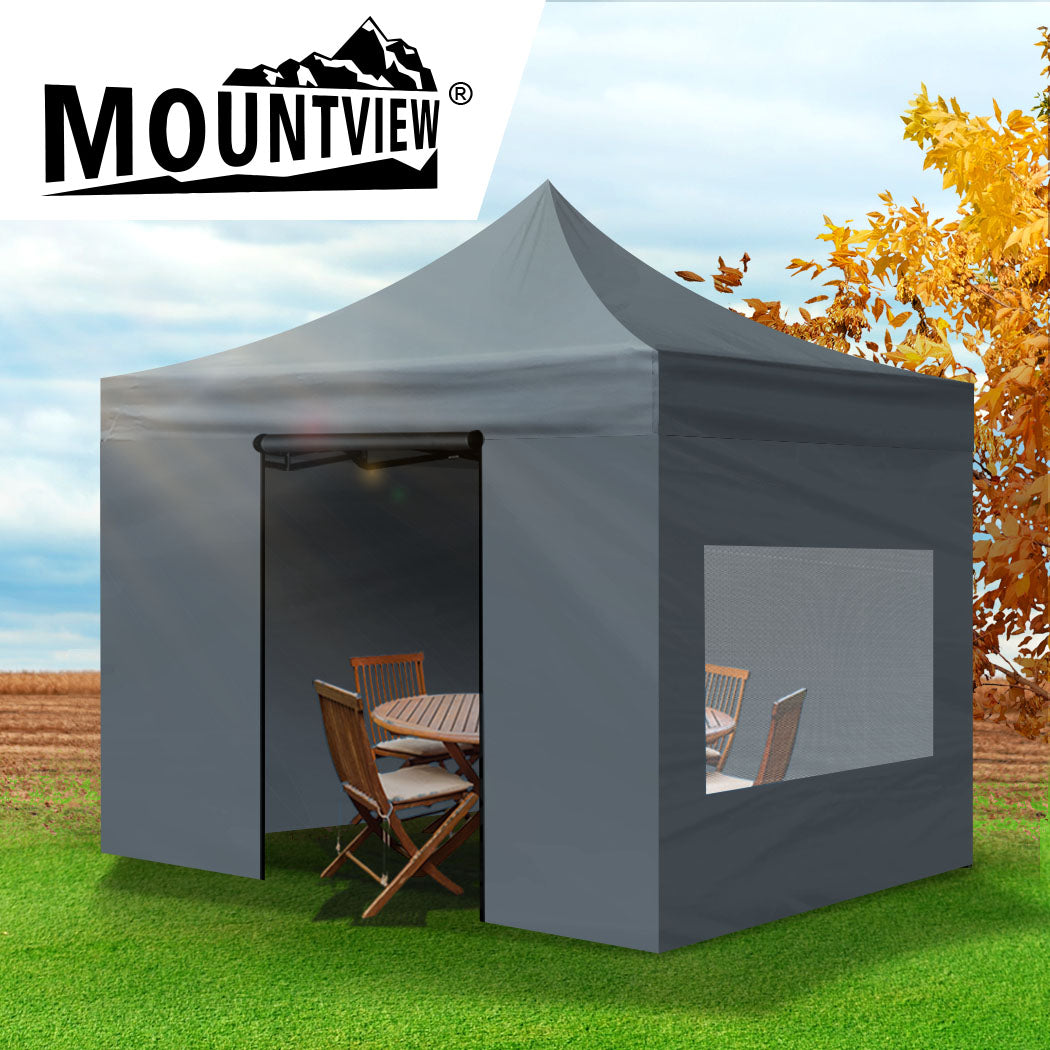 Mountview Gazebo Tent 3x3 Outdoor Marquee White-1927582203349438470