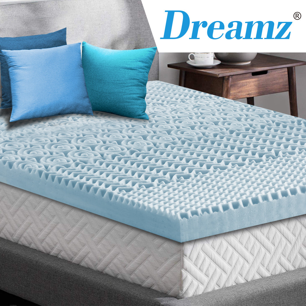 DreamZ 8cm Bedding Cool Gel Memory Foam-1910113031006851078