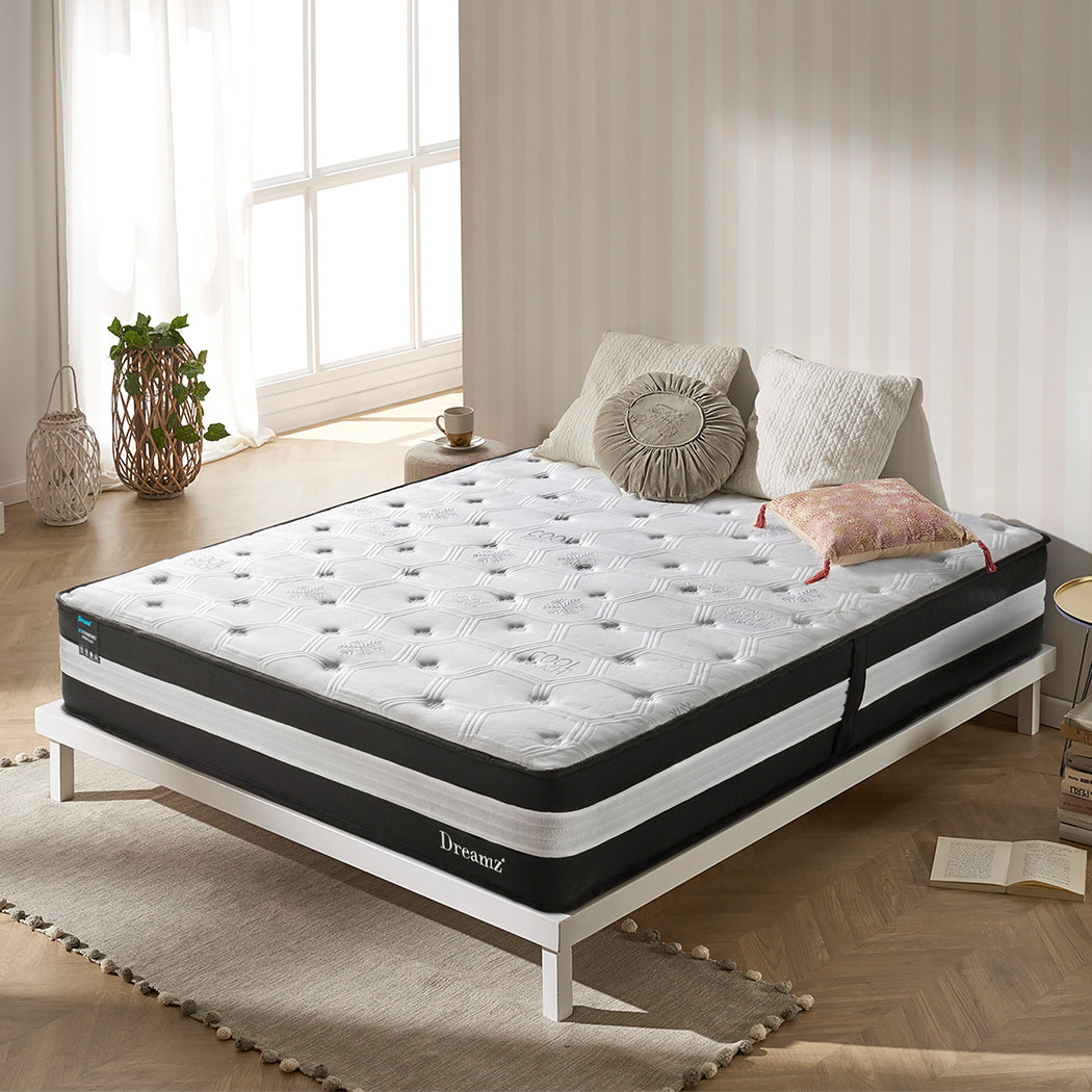 Dreamz Single Cooling Mattress 5 Zone 25cm-1954802860734681094