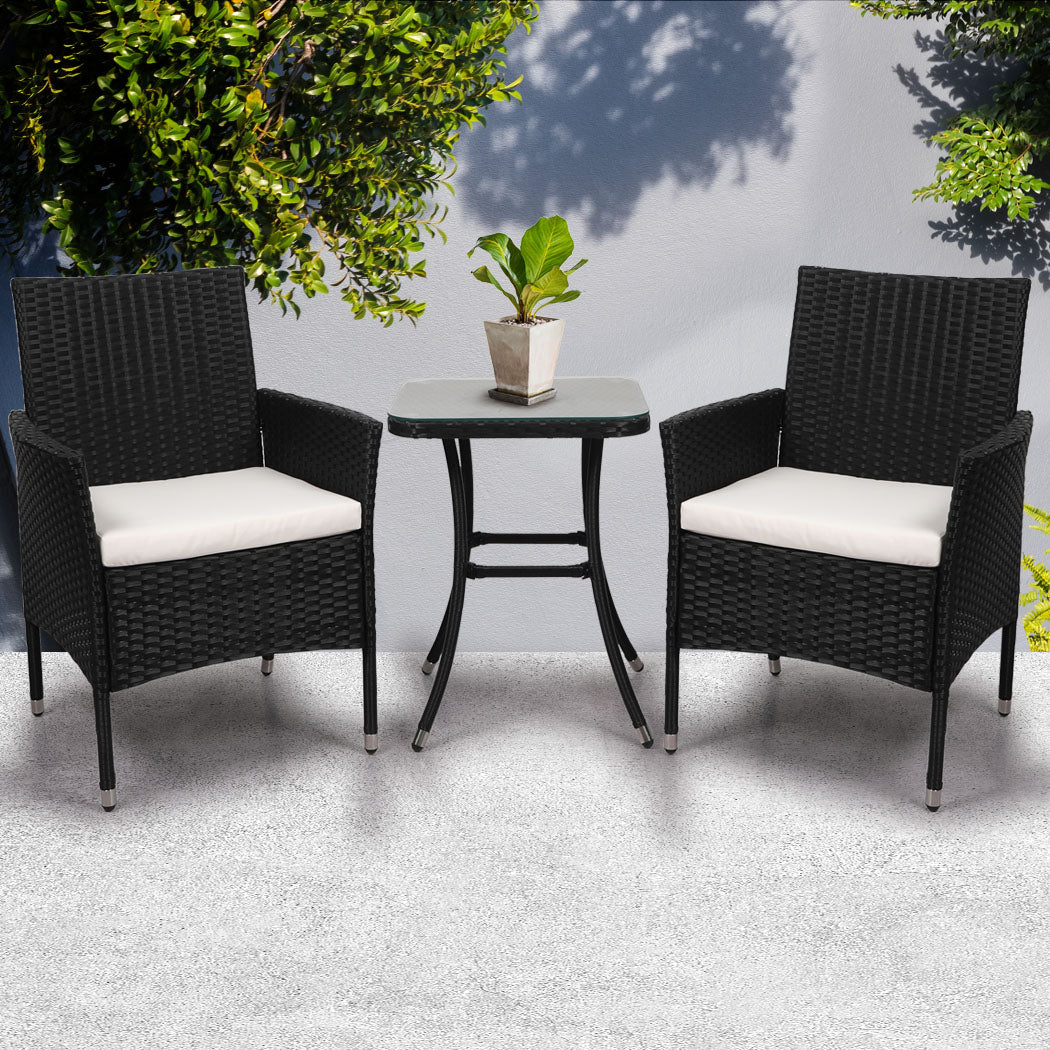 Levede 3 Pcs Outdoor Furniture Setting-1919892871188713478