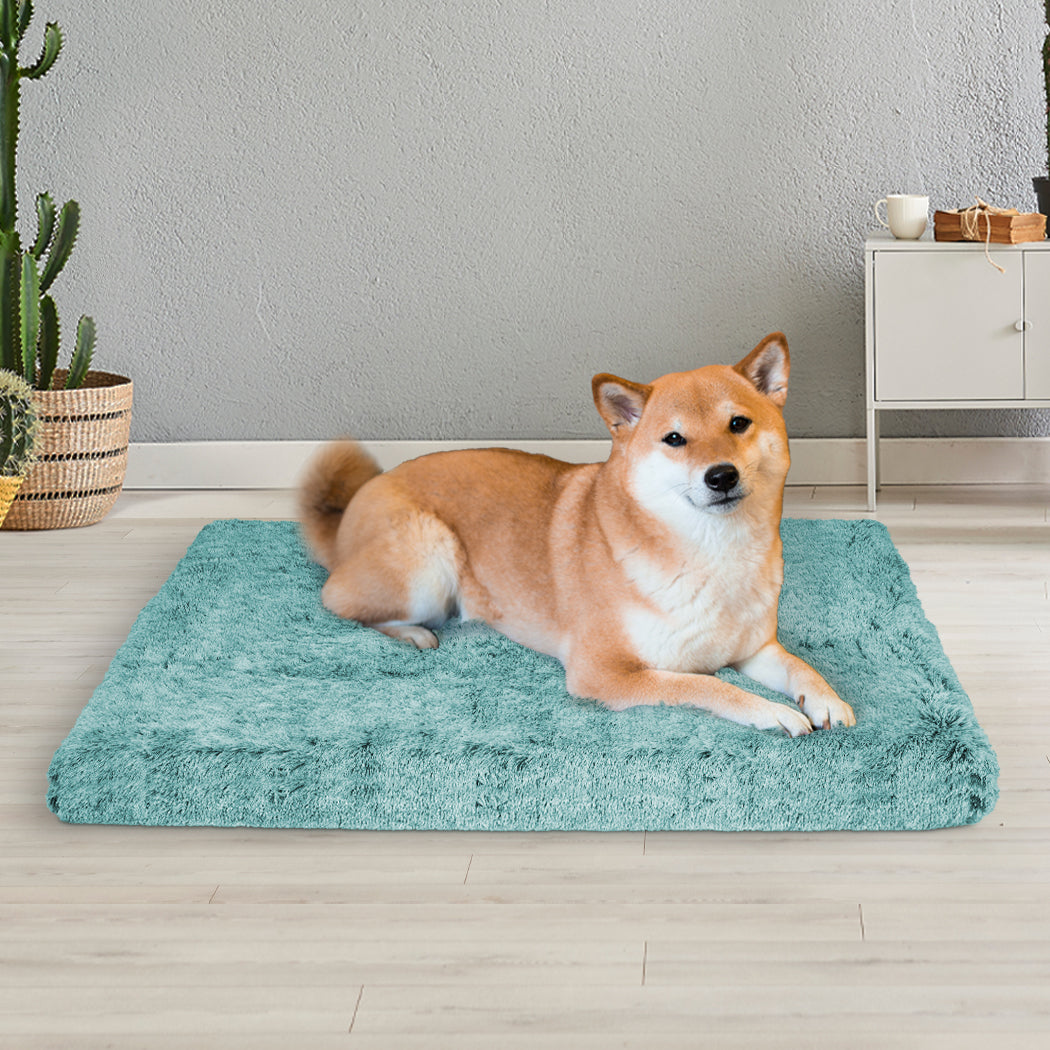 PaWz Dog Mat Pet Calming Bed Memory M Green Medium-1954802547059462150