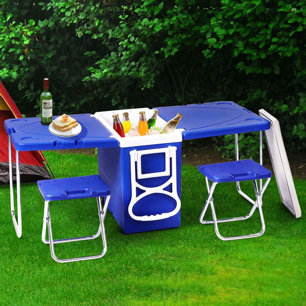 Levede Cooler Box Camping Table Chair-1919892857943101446