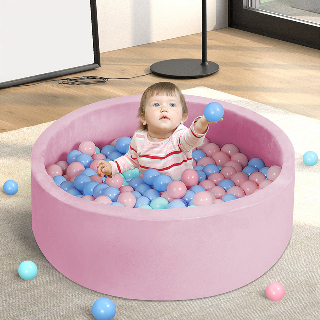 BoPeep Kids Balls Pit Baby Ocean Play Pink-1954802777679073286