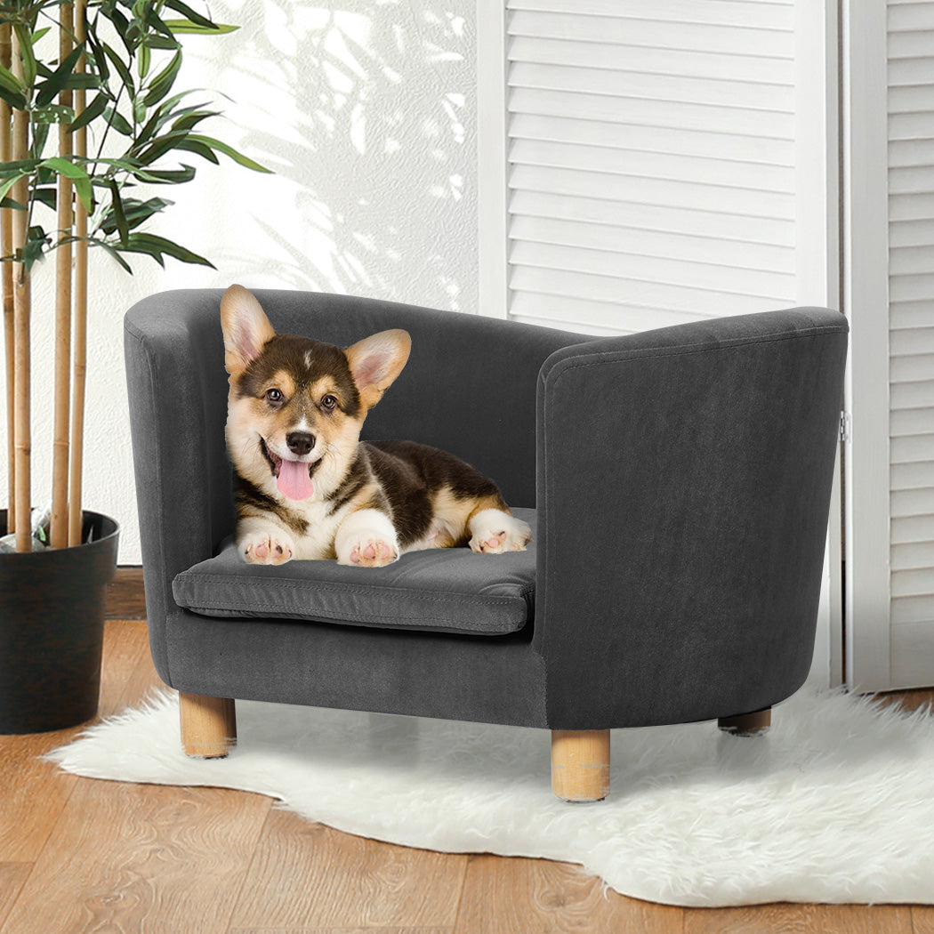 PaWz Luxury Elevated Sofa Anti-slip Grey-1954802532006105094