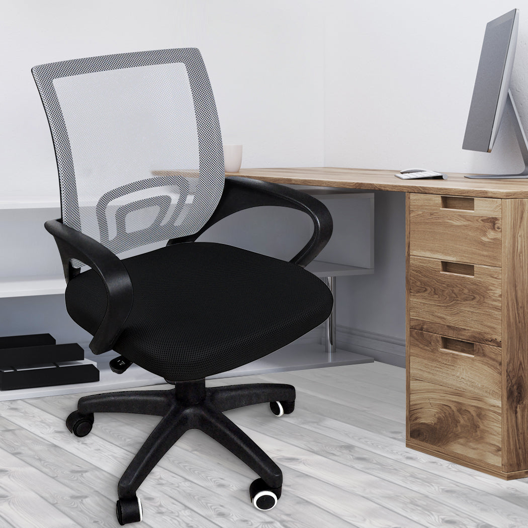 Levede Office Chair Gaming Computer Grey-1910113031904432134