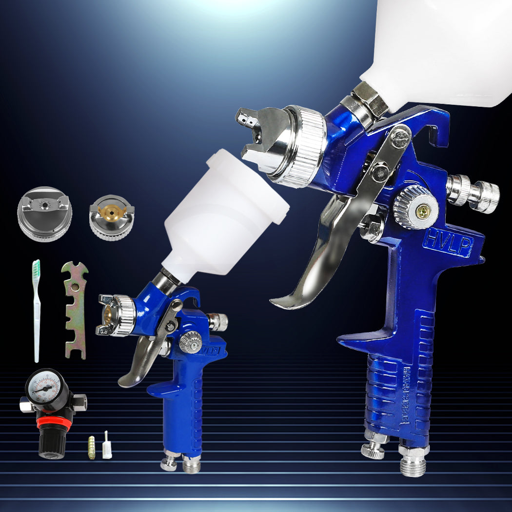Traderight 2PC HVLP Air Spray Gun Kit-1919892900708225030