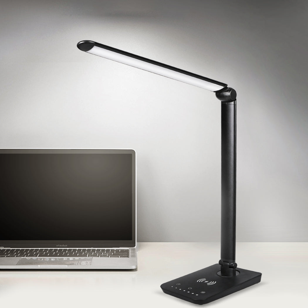 EMITTO LED Table Lamp Study Reading Black-1919892862334537734