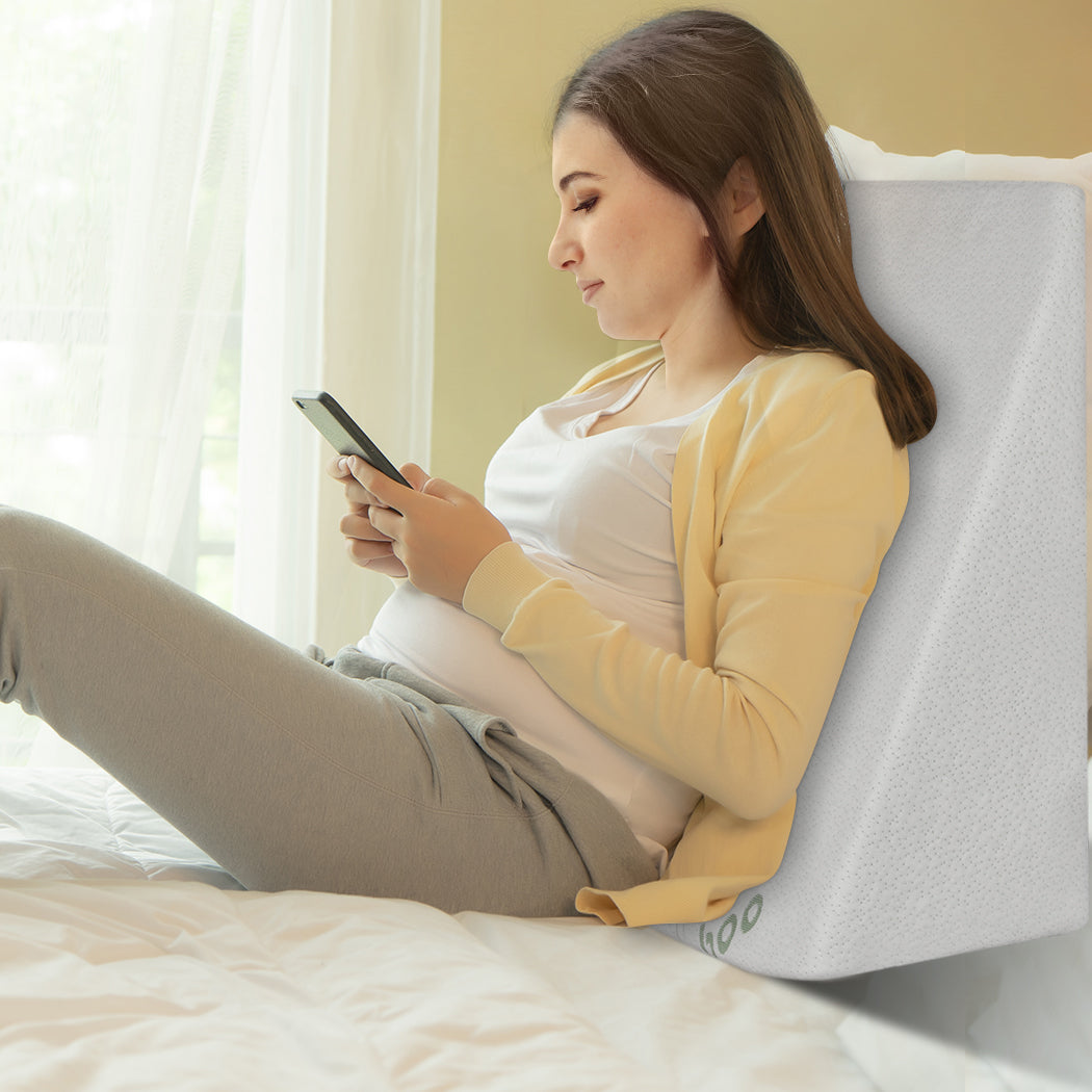 DreamZ Bedding Wedge Pillow Memory Foam White 25-1954802700071866374