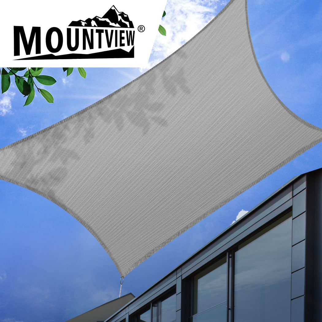 Mountview Sun Shade Sail Cloth Canopy Charcoal 180-1954802641016066054