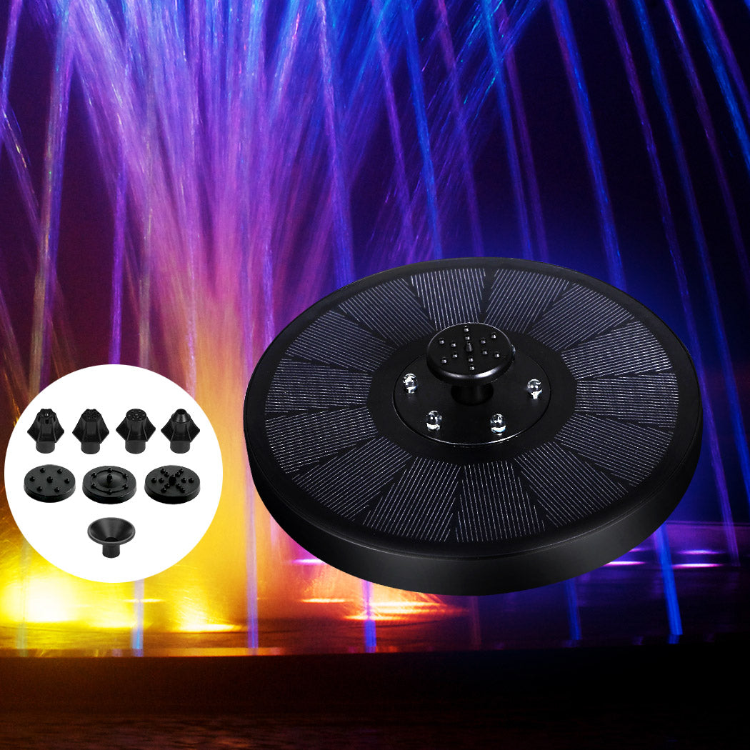 Solar Powered Water Fountain Power Floating-1910112298094170118