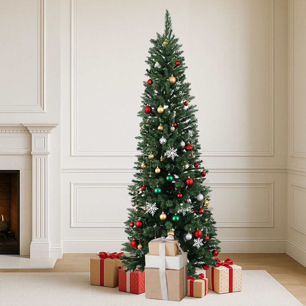 Santaco 1.8M 600Tips Pencil Christmas Tree-1973193580470210566