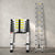 Traderight Multipurpose Ladder Telescopic 3.2M Silver 3.2 Meter-1954802734158974982