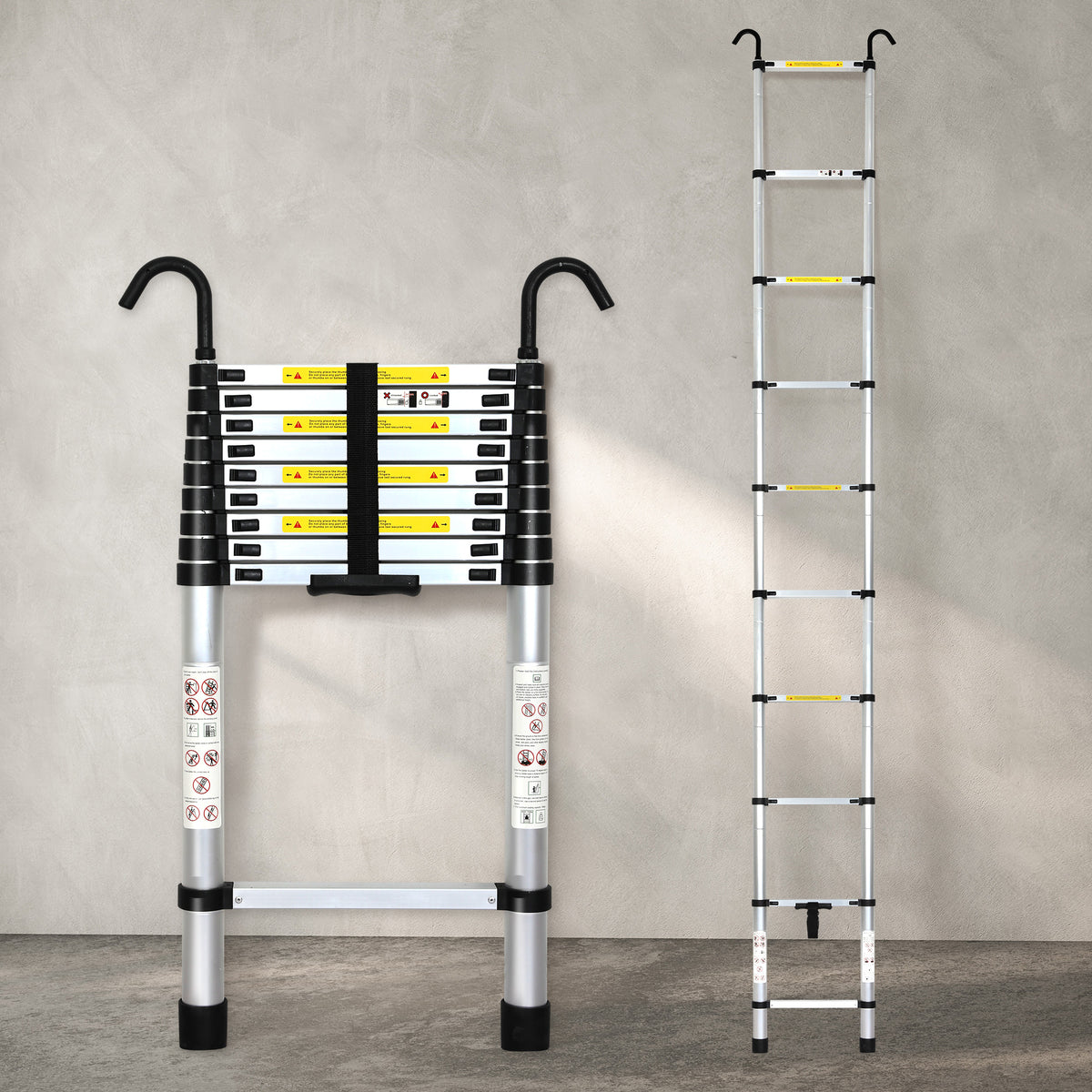 Traderight Telescopic Ladder 10 Step-1954802413584125958