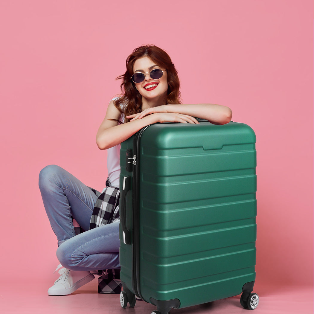 Slimbridge 28" Luggage Case Suitcase Green 28 inch-1954802815654301702