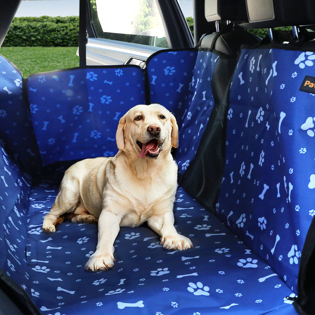 PaWz Pet Back Car Seat Cover Hammock Blue-1954802536816971782