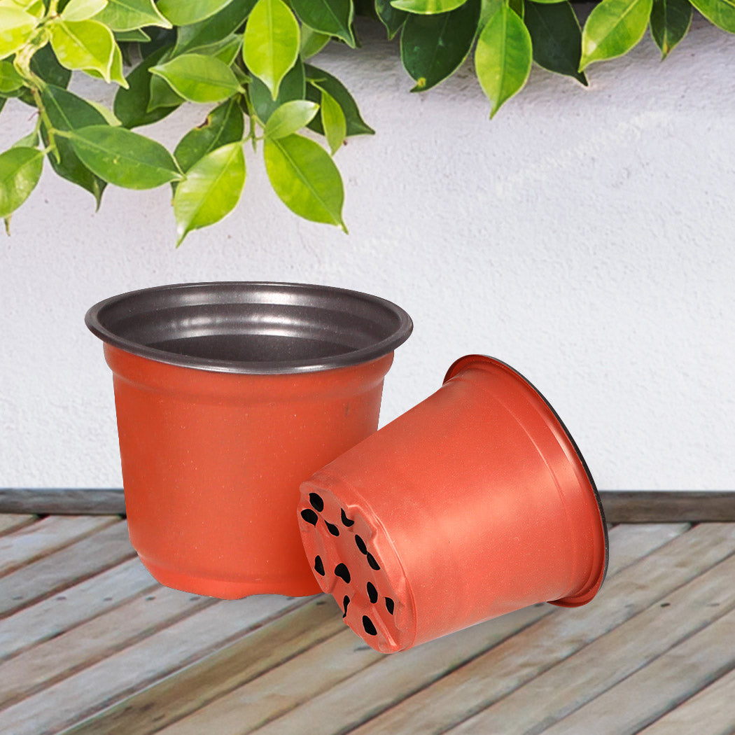 Lambu 100x Plastic Plant Pots Bulk Flowers Small-1910112308231802886