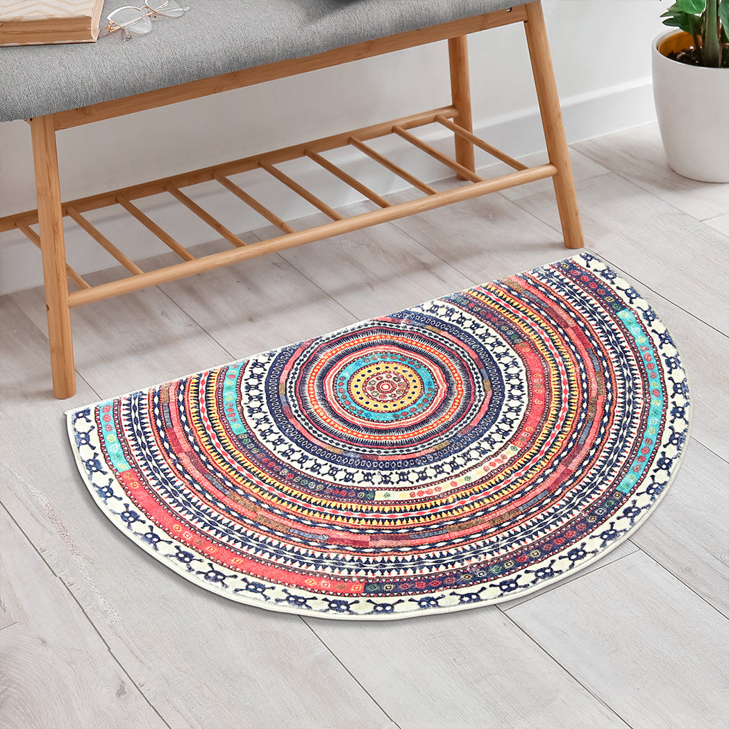 Marlow Door Mat Half Moon Semi-Circle Rug 60x90-1954802715578208262