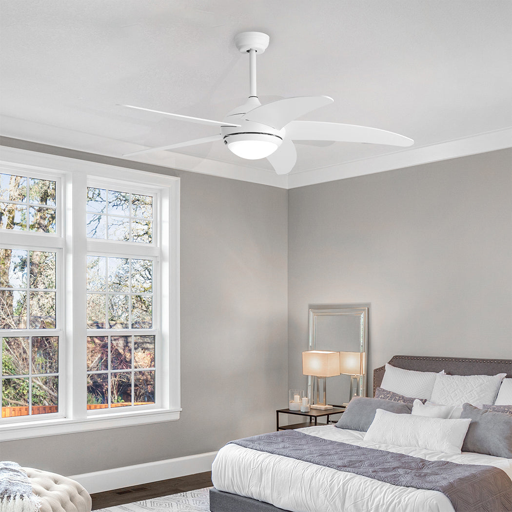 Spector Ceiling Fan 52'' DC Motor Wood White-1954802706438819846