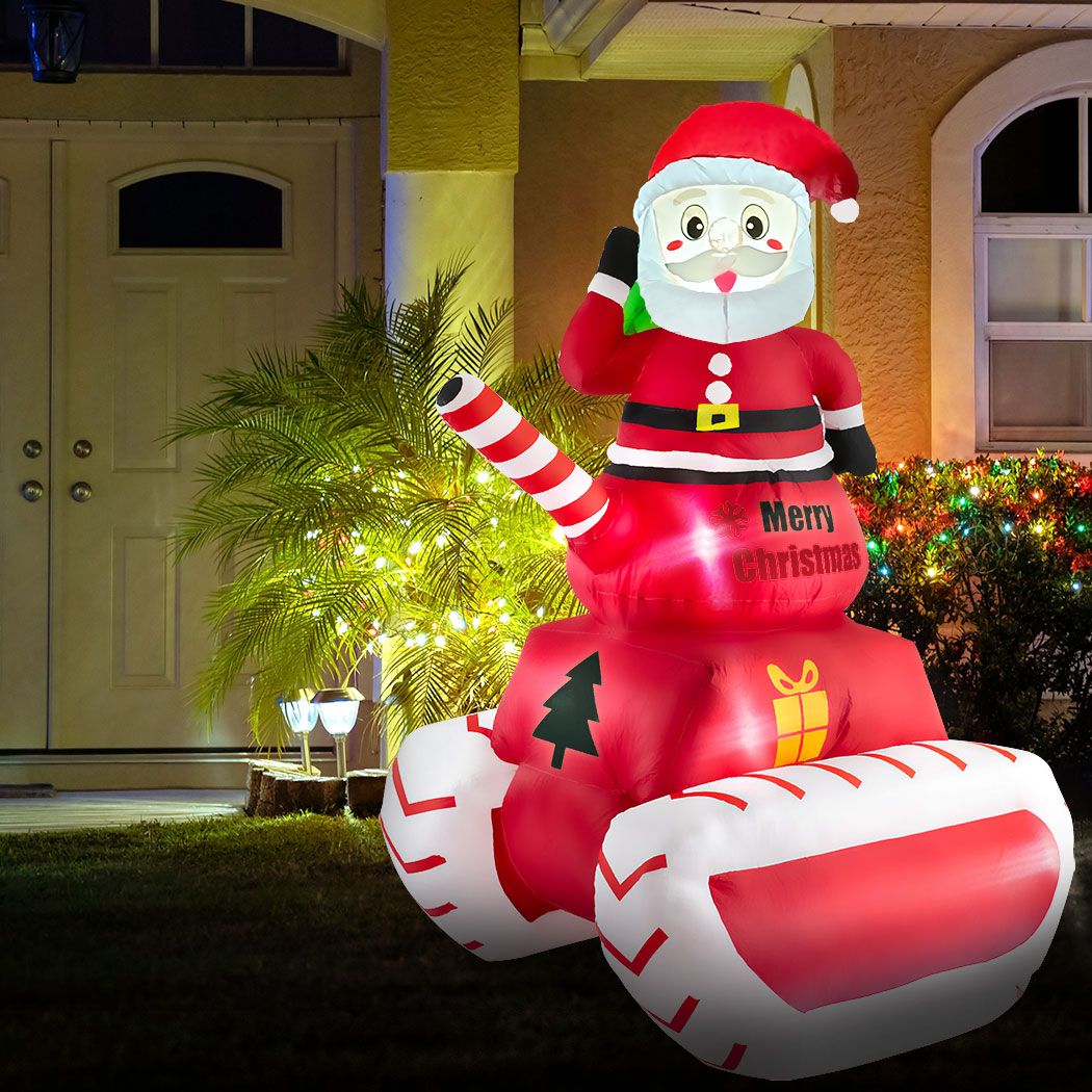 Santaco Christmas Inflatable Santa Claus-1954802755768029190