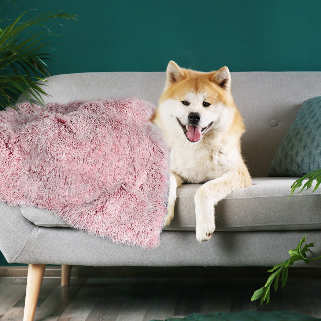 PaWz Dog Blanket Pet Cat Mat Puppy Warm Pink-1954802544870035462