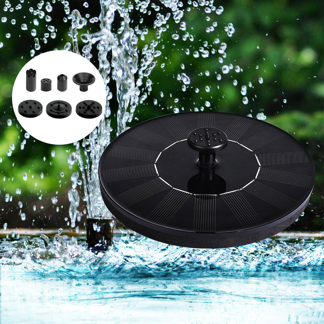 Solar Fountain Powered Water Power Floating-1954802667259826182