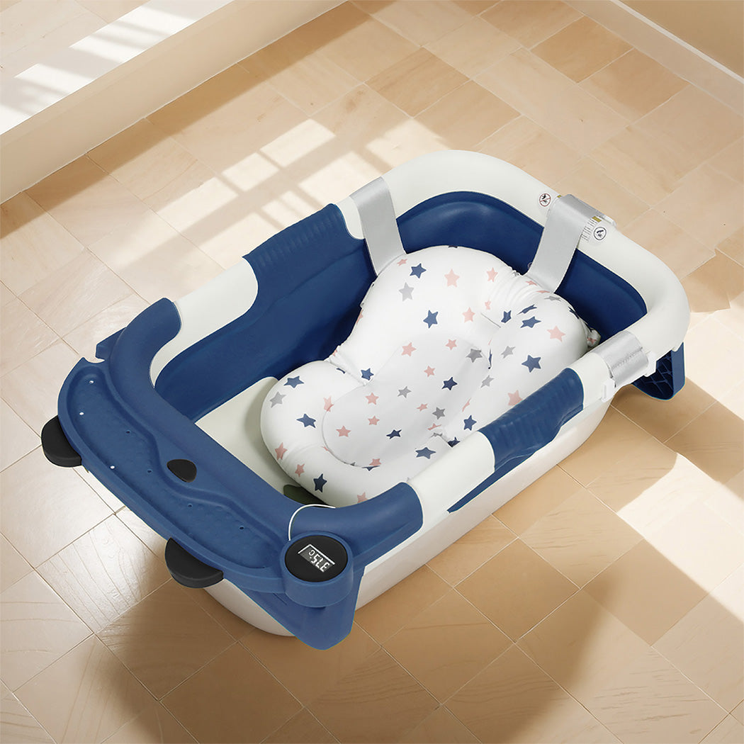 Bopeep Foldable Baby Bathtub 0-15months Blue-1954802473088716806